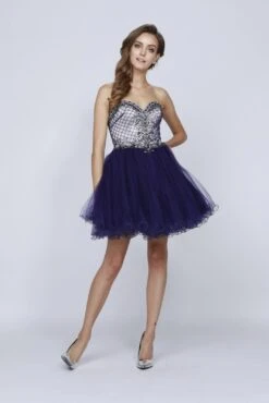 Juliet 778 Sweetheart Neckline Corset Back Dress(Juliet 778 Gold Sweetheart Neckline Corset Back Homecoming Dress) -Discount Dress Shops 778 juliet navy blue 3b05b7c6 86d2 4bd1 ae82 3d4ca7c4510e