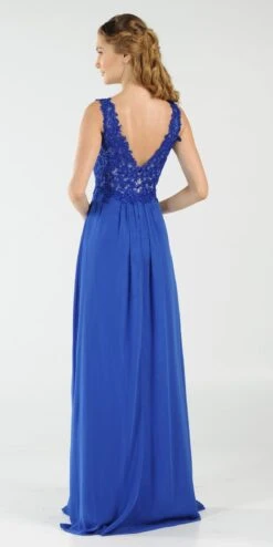 Poly USA | Ed Young 8012 V-Neck Long Dress Empire Appliqued Bodice(Burgundy V Neck Long Formal Dress Empire Waist Appliqued Bodice) 31 Poly USA | Ed Young 8012 V-Neck Long Dress Empire Appliqued Bodice(Burgundy V Neck Long Formal Dress Empire Waist Appliqued Bodice) -Discount Dress Shops 8012 poly usa royal blue back d29f8cdb 8682 4300 a4ed c074cff070a4