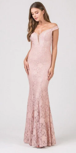 Eureka 8050 Mermaid Style Long Formal Dress Off Shoulder(Burgundy Mermaid Style Long Formal Dress Off Shoulder) -Discount Dress Shops 8050 eureka fashion blush