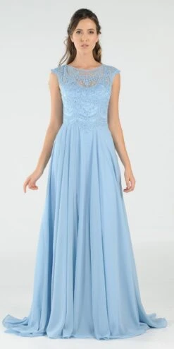 Poly USA | Ed Young 8254 Cap Sleeves Embroidered A-Line Dress With Slit(Navy Blue Cap Sleeves Embroidered Long Formal Dress With Slit) 20 Poly USA | Ed Young 8254 Cap Sleeves Embroidered A-Line Dress With Slit(Navy Blue Cap Sleeves Embroidered Long Formal Dress With Slit) -Discount Dress Shops 8254 poly usa ice blue b3272e1f 0b15 4d54 8a00 81c76c3b5a7a