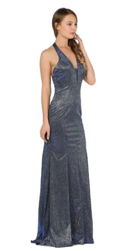 Poly USA | Ed Young 8384 Fitted Long Halter V-Neck Evening Dress(Black Silver Halter V Neck Long Prom Dress) 23 Poly USA | Ed Young 8384 Fitted Long Halter V-Neck Evening Dress(Black Silver Halter V Neck Long Prom Dress) -Discount Dress Shops 8384 poly usa royal blue 9b331a71 9b01 4ee6 bc90 dcbc1cc610dc
