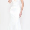 Poly USA | Ed Young 8502 Fitted Long Wedding Gown V-Neckline(Poly Usa 8502 Fitted Long Wedding Gown V Neckline)