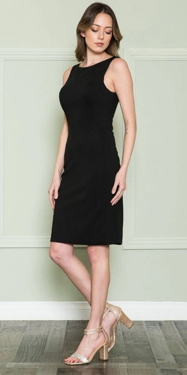 Poly USA | Ed Young 8522 Knee Length Semi-Formal Dress Sleeveless(Poly Usa 8522 Knee Length Semi Formal Dress Sleeveless) 3 Poly USA | Ed Young 8522 Knee Length Semi-Formal Dress Sleeveless(Poly Usa 8522 Knee Length Semi Formal Dress Sleeveless) - Image 3