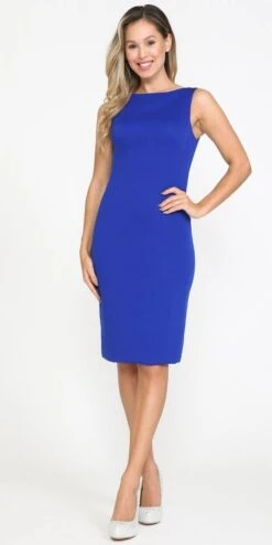 Poly USA | Ed Young 8522 Knee Length Semi-Formal Dress Sleeveless(Poly Usa 8522 Knee Length Semi Formal Dress Sleeveless) 12 Poly USA | Ed Young 8522 Knee Length Semi-Formal Dress Sleeveless(Poly Usa 8522 Knee Length Semi Formal Dress Sleeveless) -Discount Dress Shops 8522 ROYAL