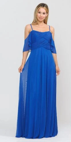 Poly USA | Ed Young 8552 A-Line Cold-Shoulder Long Formal Dress(A Line Cold Shoulder Long Formal Dress Burgundy) 16 Poly USA | Ed Young 8552 A-Line Cold-Shoulder Long Formal Dress(A Line Cold Shoulder Long Formal Dress Burgundy) -Discount Dress Shops 8552 poly usa royal blue