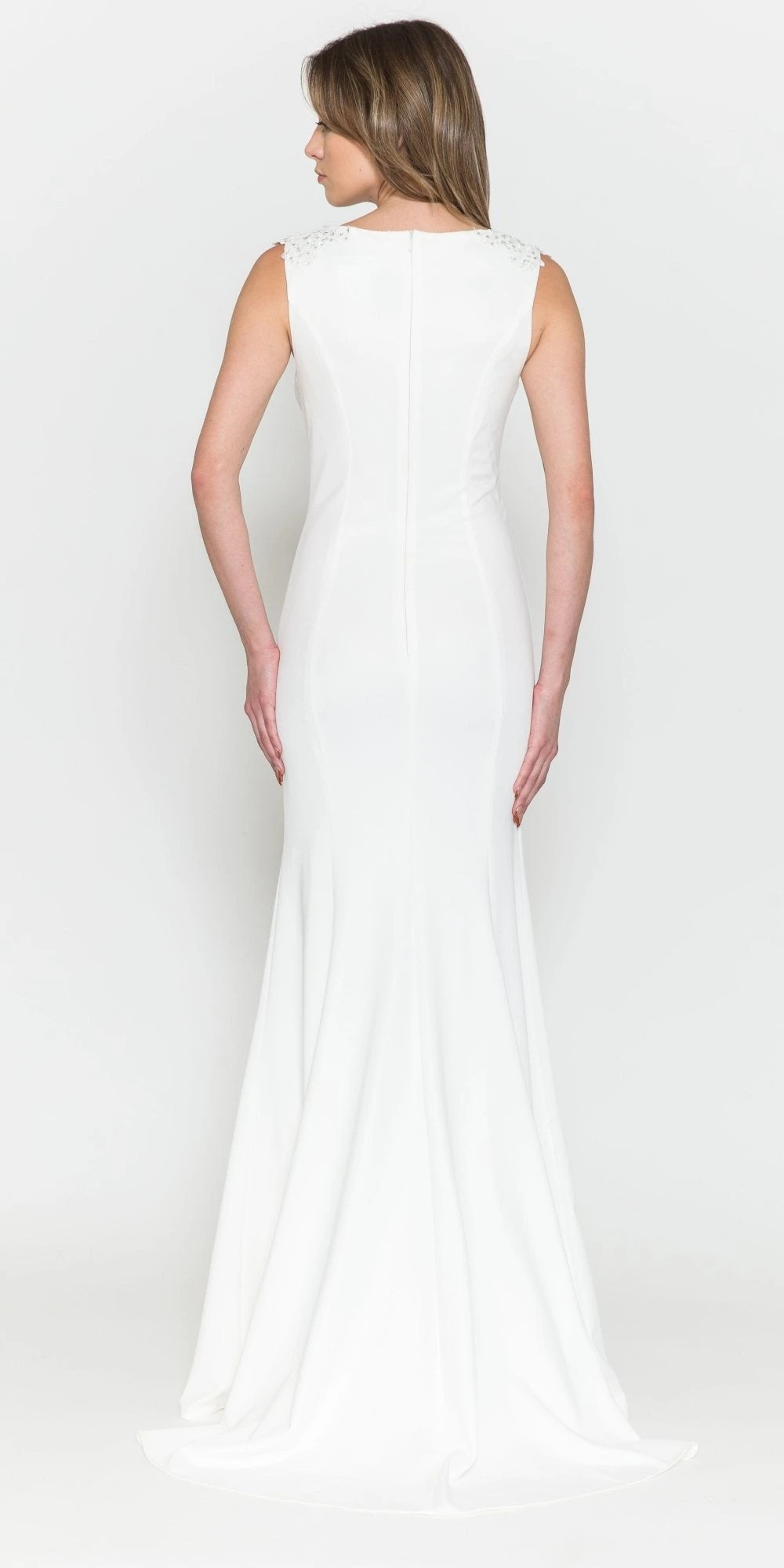 Poly USA | Ed Young 8566 Floor Length Round Neck Sleeveless Dress Detachable Cape(Poly Usa 8566 Floor Length Round Neck Sleeveless Dress Detachable Cape) 11 Poly USA | Ed Young 8566 Floor Length Round Neck Sleeveless Dress Detachable Cape(Poly Usa 8566 Floor Length Round Neck Sleeveless Dress Detachable Cape) - Image 11