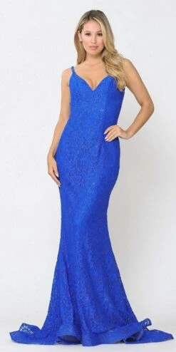 Poly USA | Ed Young 8590 Beaded Lace Mermaid Style Long Dress(Beaded Lace Mermaid Style Long Prom Dress Black) 15 Poly USA | Ed Young 8590 Beaded Lace Mermaid Style Long Dress(Beaded Lace Mermaid Style Long Prom Dress Black) -Discount Dress Shops 8590 poly usa royal blue