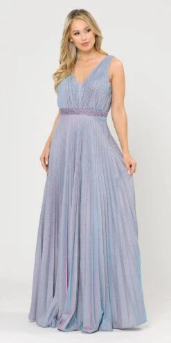 Poly USA | Ed Young 8600 Sleeveless Pleated Glitter Knit Long Dress Beaded Waist(Sleeveless Pleated Long Prom Dress Beaded Waist Black) 12 Poly USA | Ed Young 8600 Sleeveless Pleated Glitter Knit Long Dress Beaded Waist(Sleeveless Pleated Long Prom Dress Beaded Waist Black) -Discount Dress Shops 8600 poly usa lavender
