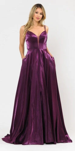 Poly USA | Ed Young 8644 Open-Back Long Prom Dress A-Line With Pockets(Stylish Open Back Long Prom Dress Silver With Pockets) 21 Poly USA | Ed Young 8644 Open-Back Long Prom Dress A-Line With Pockets(Stylish Open Back Long Prom Dress Silver With Pockets) -Discount Dress Shops 8644 poly usa purple ec87958a f05d 48ba 91da 96098564c909