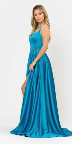 Poly USA | Ed Young 8654 Romper Style Long Dress With Pockets(Teal Romper Style Long Prom Dress With Pockets) 11 Poly USA | Ed Young 8654 Romper Style Long Dress With Pockets(Teal Romper Style Long Prom Dress With Pockets) -Discount Dress Shops 8654 poly usa teal side 14fb5e04 1bf1 4e47 bfa6 703a758ba254