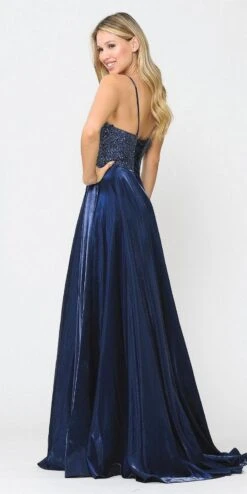 Poly USA | Ed Young 8674 Long Dress Embellished With Pocket(Burgundy Long Prom Dress Embellished With Pockets) 11 Poly USA | Ed Young 8674 Long Dress Embellished With Pocket(Burgundy Long Prom Dress Embellished With Pockets) -Discount Dress Shops 8674 poly usa navy blue side 47d4bb77 5ad4 4a0e b599 3d5eefe571c0