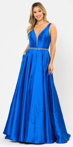 Poly USA | Ed Young 8682 V-Neck Mikado Long Dress With Pockets(V Neck And Back Black Long Prom Dress With Pockets) 17 Poly USA | Ed Young 8682 V-Neck Mikado Long Dress With Pockets(V Neck And Back Black Long Prom Dress With Pockets) -Discount Dress Shops 8682 poly usa royal blue 81efa5f2 d4d1 45b3 a281 a608da33b042