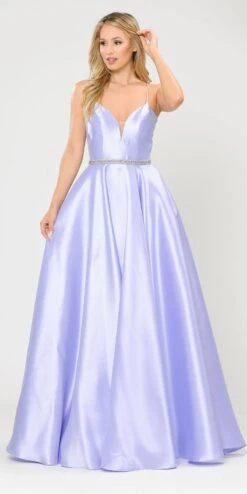 Poly USA | Ed Young 8688 Halter Criss-Cross Back Long A-Line Prom Dress With Pockets(Halter Criss Cross Back Long Red Prom Dress With Pockets) -Discount Dress Shops 8688 poly usa lilac 83b22d16 ecf8 453d 8141 9883aa1d3fd8