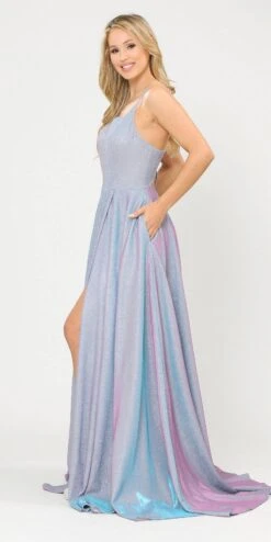 Poly USA | Ed Young 8700 Glitter Knit Lace-Up Back Romper Style Long Dress(Lace Up Back Romper Style Long Prom Dress Pink Silver) 20 Poly USA | Ed Young 8700 Glitter Knit Lace-Up Back Romper Style Long Dress(Lace Up Back Romper Style Long Prom Dress Pink Silver) -Discount Dress Shops 8700 poly usa lavender side beb30705 e855 4245 a4b4 b2e3b975b669