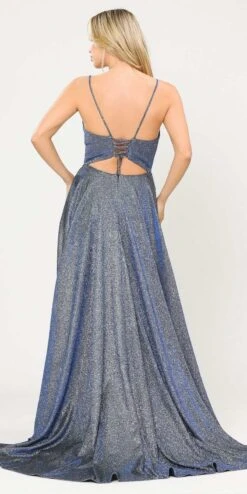 Poly USA | Ed Young 8700 Glitter Knit Lace-Up Back Romper Style Long Dress(Lace Up Back Romper Style Long Prom Dress Pink Silver) 16 Poly USA | Ed Young 8700 Glitter Knit Lace-Up Back Romper Style Long Dress(Lace Up Back Romper Style Long Prom Dress Pink Silver) -Discount Dress Shops 8700 poly usa royal blue back ad3d8b77 4e0f 4fd3 8bc4 efaed0f7b225