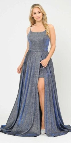 Poly USA | Ed Young 8700 Glitter Knit Lace-Up Back Romper Style Long Dress(Lace Up Back Romper Style Long Prom Dress Pink Silver) 15 Poly USA | Ed Young 8700 Glitter Knit Lace-Up Back Romper Style Long Dress(Lace Up Back Romper Style Long Prom Dress Pink Silver) -Discount Dress Shops 8700 poly usa royal blue 3d671f90 8531 4d1e 8a8d 6e65bbcd2ad8