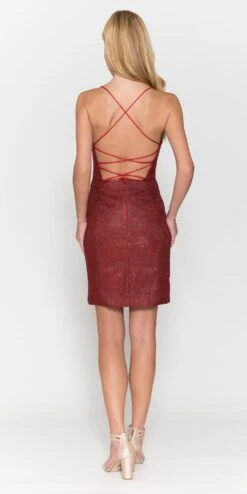 Poly USA | Ed Young 8728 Diamond Glitter Spaghetti Straps Square Neck Short Dress(Poly Usa 8728 Diamond Glitter Spaghetti Straps Square Neck Short Dress) 12 Poly USA | Ed Young 8728 Diamond Glitter Spaghetti Straps Square Neck Short Dress(Poly Usa 8728 Diamond Glitter Spaghetti Straps Square Neck Short Dress) -Discount Dress Shops 8728RED 7