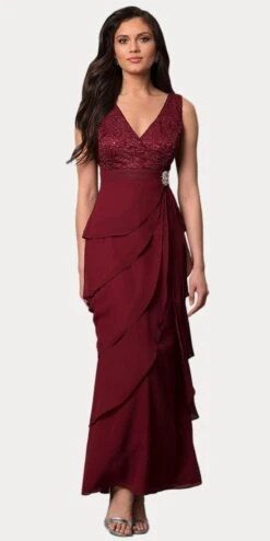Sally Fashion 8729 V-Neck Long Dress Empire Lace Chiffon Include Lace Jacket(Dusty Rose V Neck Long Dress Empire Lace Chiffon Include Lace Jacket) 27 Sally Fashion 8729 V-Neck Long Dress Empire Lace Chiffon Include Lace Jacket(Dusty Rose V Neck Long Dress Empire Lace Chiffon Include Lace Jacket) -Discount Dress Shops 8729 jj fashion burgundy no jacket2 f8c3017d 291f 469b 9327 9f06f39e3875