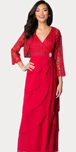 Sally Fashion 8729 V-Neck Long Dress Empire Lace Chiffon Include Lace Jacket(Dusty Rose V Neck Long Dress Empire Lace Chiffon Include Lace Jacket) 34 Sally Fashion 8729 V-Neck Long Dress Empire Lace Chiffon Include Lace Jacket(Dusty Rose V Neck Long Dress Empire Lace Chiffon Include Lace Jacket) -Discount Dress Shops 8729 jj fashion red da125afb 8240 4a2d bc1c 3e69e7153645