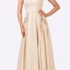 Eureka 8822 Halter Long Prom Dress With Pockets(Champagne Halter Long Prom Dress With Pockets)