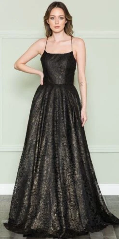 Poly USA | Ed Young 8862 Floor Length Full Lace A-Line Spaghetti Straps Dress(Poly Usa 8862 Floor Length Full Lace A Line Spaghetti Straps Dress) 16 Poly USA | Ed Young 8862 Floor Length Full Lace A-Line Spaghetti Straps Dress(Poly Usa 8862 Floor Length Full Lace A Line Spaghetti Straps Dress) -Discount Dress Shops 8862 BLACKGOLD