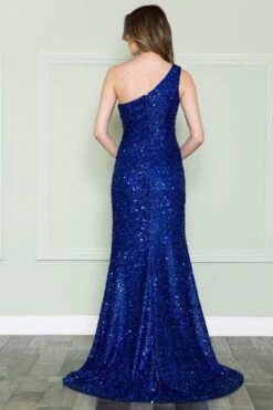 Poly USA | Ed Young 8874 One Shoulder Floor Length Sequins Bodice Stretch Dress(Poly Usa 8874 One Shoulder Floor Length Sequins Bodice Stretch Dress) 12 Poly USA | Ed Young 8874 One Shoulder Floor Length Sequins Bodice Stretch Dress(Poly Usa 8874 One Shoulder Floor Length Sequins Bodice Stretch Dress) -Discount Dress Shops 8874 ROYALBACK