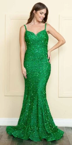 Poly USA | Ed Young 9002 Floor Length Sequin Velvet Knit Formal Gown(Poly Usa 9002 Floor Length Sequin Velvet Knit Formal Gown) 10 Poly USA | Ed Young 9002 Floor Length Sequin Velvet Knit Formal Gown(Poly Usa 9002 Floor Length Sequin Velvet Knit Formal Gown) -Discount Dress Shops 9002Jade 4