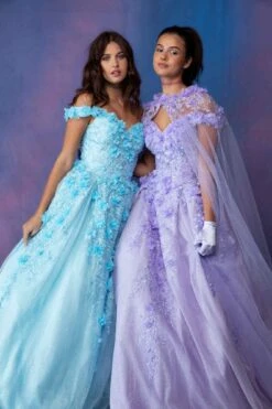 Eureka 9339 Quinceanera Glitter Mesh Ball Gown Includes Cape(Eureka 9339 Quinceanera Glitter Mesh Ball Gown Includes Cape) -Discount Dress Shops 9339Group 4