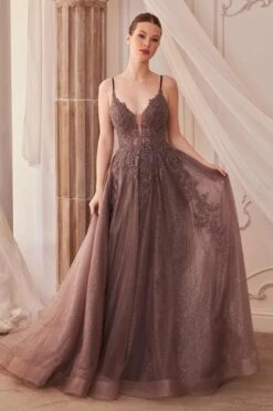 Andrea & Leo A1261 Long Lace Embellished A-Line Layered Tulle Gown(Andrea Leo A1261 Long Lace Embellished A Line Layered Tulle Gown) 10 Andrea & Leo A1261 Long Lace Embellished A-Line Layered Tulle Gown(Andrea Leo A1261 Long Lace Embellished A Line Layered Tulle Gown) -Discount Dress Shops A1261 frenchcafe 1