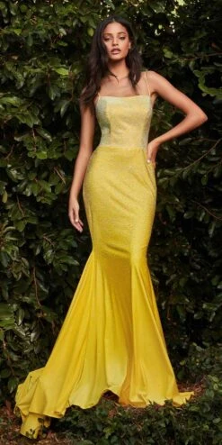 Cinderella Divine CD0179 Long Rhinestone Fitted Formal Dress(Long Rhinestone Fitted Formal Dress By Cinderella Divine Cd0179)