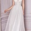 Cinderella Divine CD971W Floor Length Bridal A-Line Tulle Gown(Floor Length Bridal A Line Tulle Gown By Cinderella Divine Cd971w)