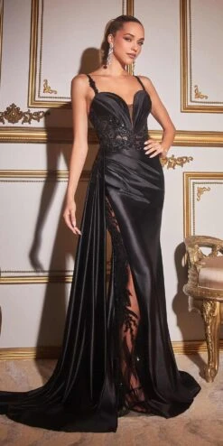 Ladivine CDS417 Floor Length Soft Satin Fitted Gown With Side Sash(Ladivine Cds417 Floor Length Soft Satin Fitted Gown With Side Sash) 13 Ladivine CDS417 Floor Length Soft Satin Fitted Gown With Side Sash(Ladivine Cds417 Floor Length Soft Satin Fitted Gown With Side Sash) -Discount Dress Shops CDS417 black b2e5b7f5 946c 4f5f 87f0 d9c70bf2ad39