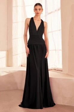 Amoris By Cinderella Divine CV01P(Amoris By Cinderella Divine Cv01p) -Discount Dress Shops CV01P black front