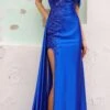 Nox Anabel E1451 Long Off The Shoulder Fitted Column Satin Dress(Nox Anabel E1451 Long Off The Shoulder Fitted Column Satin Dress)