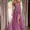 Nox Anabel G1371 Long A-Line Tulle Dress With A Sweetheart Top Sequin Applique(Nox Anabel G1371 Long A Line Tulle Dress With A Sweetheart Top Sequin Applique)