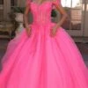Nox Anabel H1349 Poofy Long Quinceanera Off The Shoulder Ballgown(Nox Anabel H1349 Poofy Long Quinceanera Off The Shoulder Ballgown)
