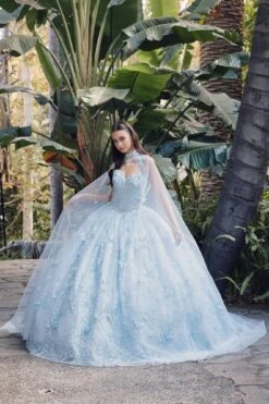 Juliet JT1449J Poofy Strapless Sweetheart Quinceanera Gown Includes Cape(Juliet Jt1449j Poofy Strapless Sweetheart Quinceanera Gown Includes Cape) -Discount Dress Shops JT1449J 5