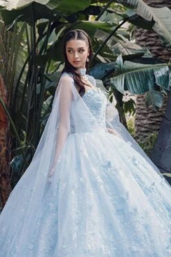 Juliet JT1449J Poofy Strapless Sweetheart Quinceanera Gown Includes Cape(Juliet Jt1449j Poofy Strapless Sweetheart Quinceanera Gown Includes Cape) -Discount Dress Shops JT1449J 7