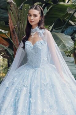 Juliet JT1449J Poofy Strapless Sweetheart Quinceanera Gown Includes Cape(Juliet Jt1449j Poofy Strapless Sweetheart Quinceanera Gown Includes Cape) -Discount Dress Shops JT1449J 9