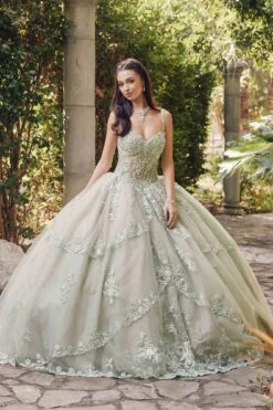 Juliet JT1450J Poofy Sweetheart Corset Boned Quinceanera Ball Gown(Juliet Jt1450j Poofy Sweetheart Corset Boned Quinceanera Ball Gown)
