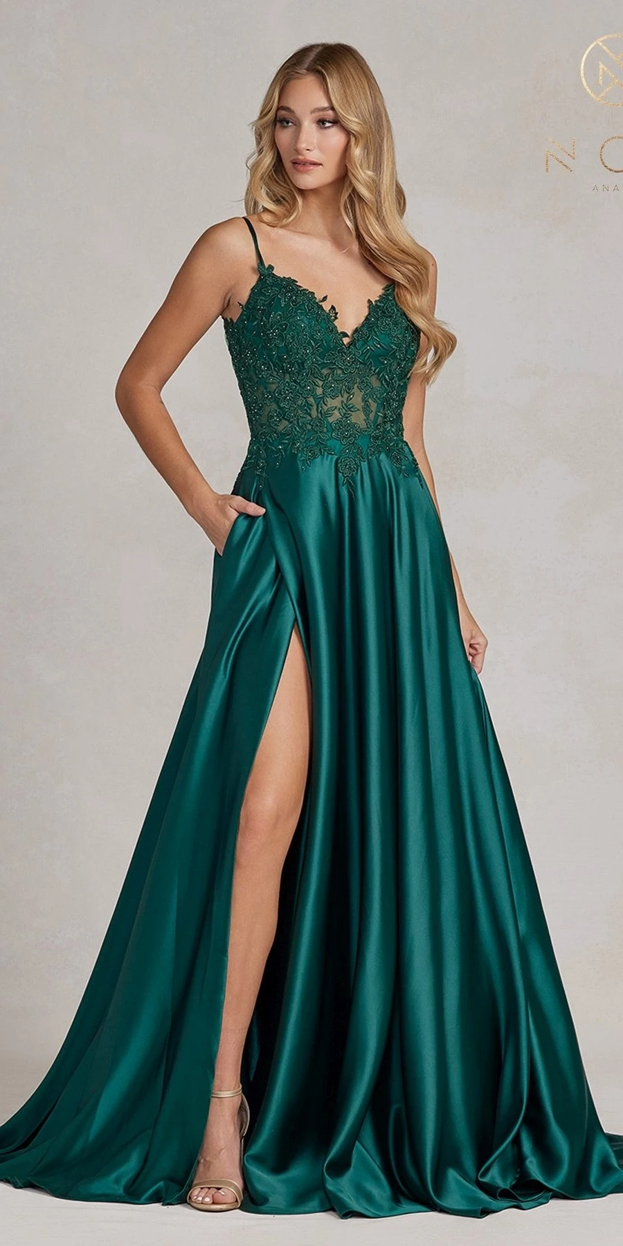 Nox Anabel K1121 Floor Length A-line Formal Gown With Pockets(Nox Anabel K1121 Floor Length A Line Formal Gown With Pockets) 1 Nox Anabel K1121 Floor Length A-line Formal Gown With Pockets(Nox Anabel K1121 Floor Length A Line Formal Gown With Pockets)