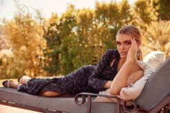 Nox Anabel S1013 One Sleeve Shoulder Strap Sequins/Beading Fitted Gown(One Sleeve Shoulder Strap Sequins Beading Fitted Gown By Nox Anabel S1013) -Discount Dress Shops S1013 3