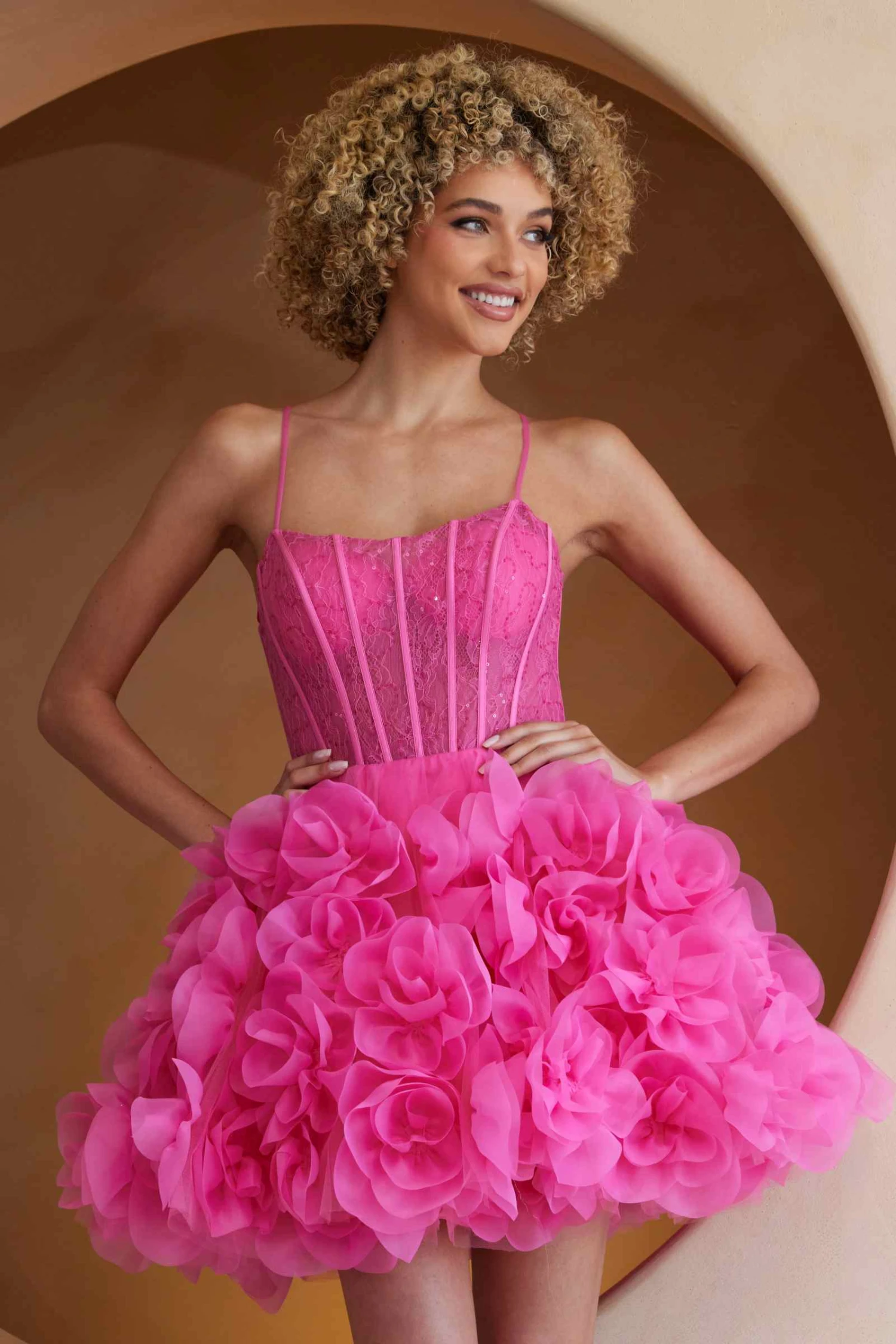 Amelia Couture SU083s Poofy Flower Ruffled A-Line Homecoming Dress(Amelia Couture Su083s Poofy Flower Ruffled A Line Homecoming Dress) 1 Amelia Couture SU083s Poofy Flower Ruffled A-Line Homecoming Dress(Amelia Couture Su083s Poofy Flower Ruffled A Line Homecoming Dress)