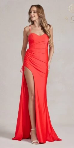 Nox Anabel T1140 Long Sheath Dress With High Leg Slit And Strappy Back(Nox Anabel T1140 Long Sheath Dress With High Leg Slit And Strappy Back) 17 Nox Anabel T1140 Long Sheath Dress With High Leg Slit And Strappy Back(Nox Anabel T1140 Long Sheath Dress With High Leg Slit And Strappy Back) -Discount Dress Shops T1140 APPLERED 1