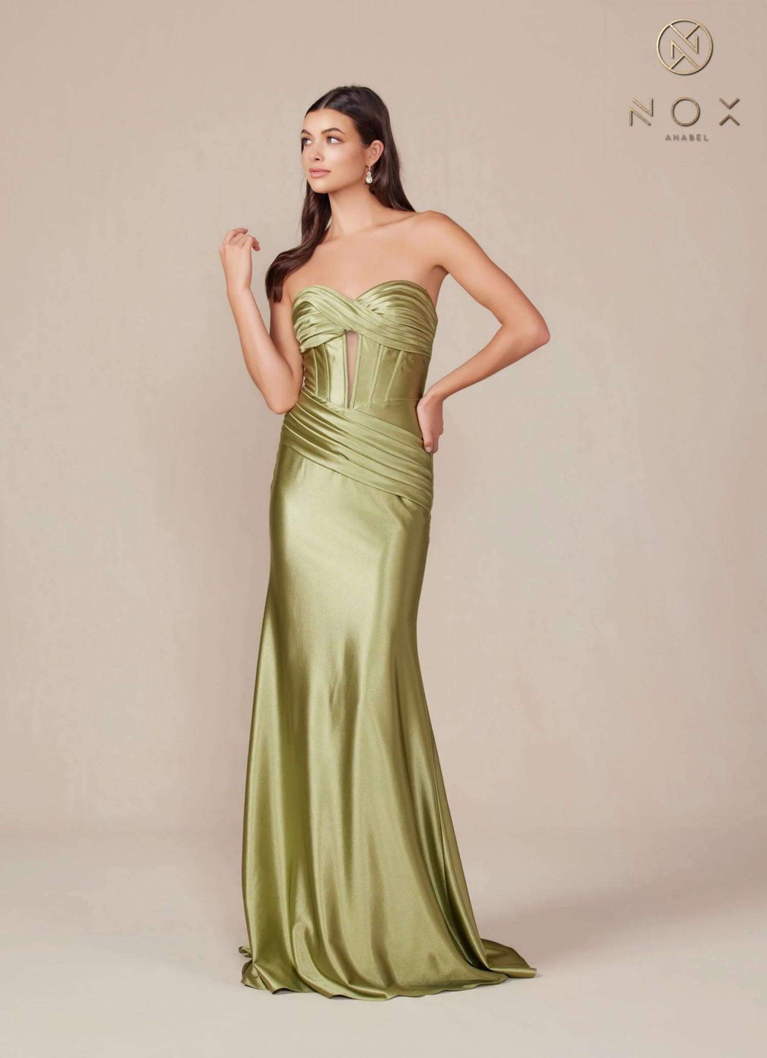 Nox Anabel T1500 Dress Satin Strapless Floor Length Keyhole Bodice(Nox Anabel T1500 Dress Satin Strapless Floor Length Keyhole Bodice) 14 Nox Anabel T1500 Dress Satin Strapless Floor Length Keyhole Bodice(Nox Anabel T1500 Dress Satin Strapless Floor Length Keyhole Bodice) - Image 14