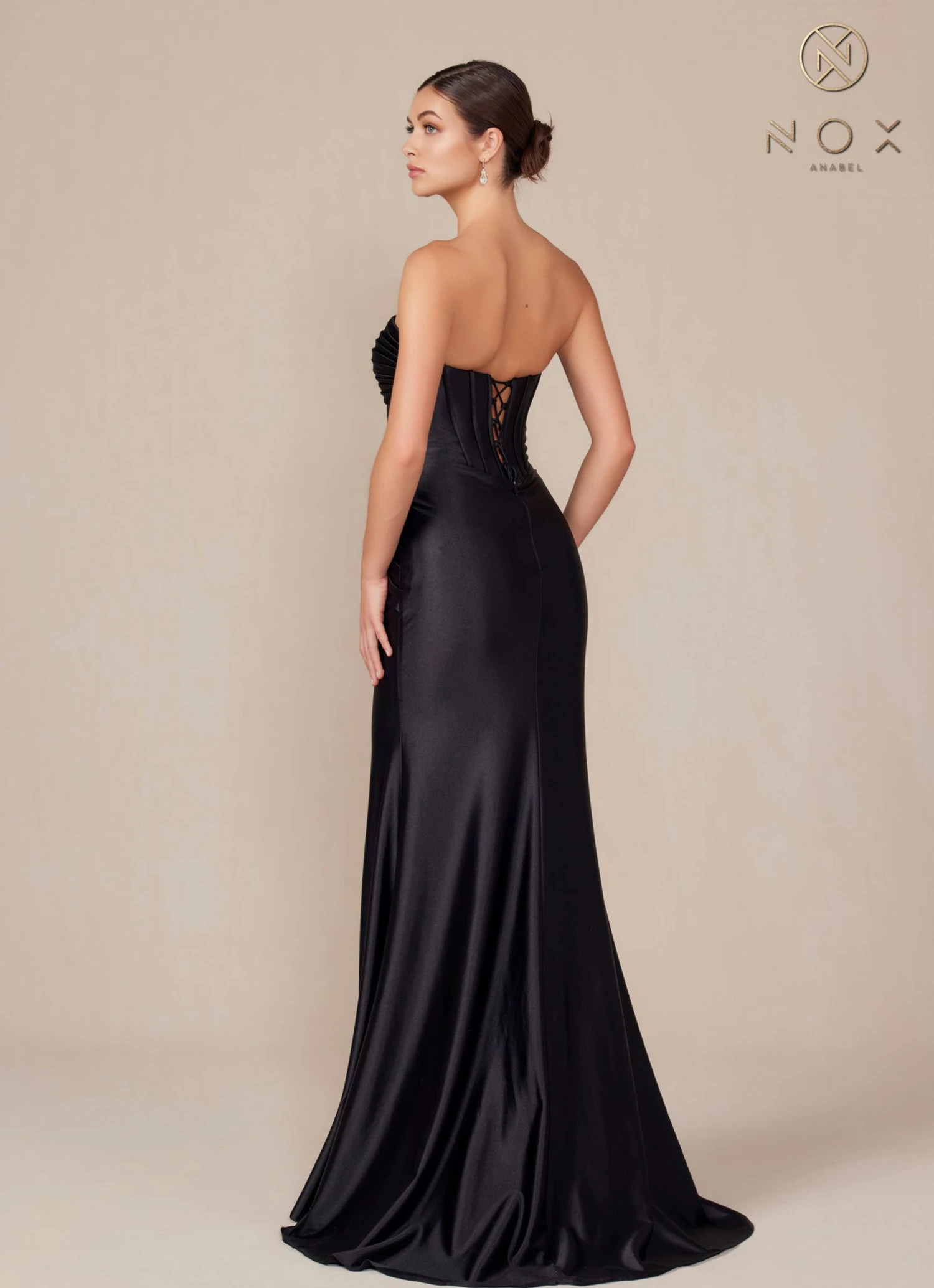 Nox Anabel T1500 Dress Satin Strapless Floor Length Keyhole Bodice(Nox Anabel T1500 Dress Satin Strapless Floor Length Keyhole Bodice) 16 Nox Anabel T1500 Dress Satin Strapless Floor Length Keyhole Bodice(Nox Anabel T1500 Dress Satin Strapless Floor Length Keyhole Bodice) - Image 16