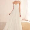 Ladivine Amoris T703W White Dress Strapless A-Line Gown(Ladivine Amoris T703w White Dress Strapless A Line Gown)
