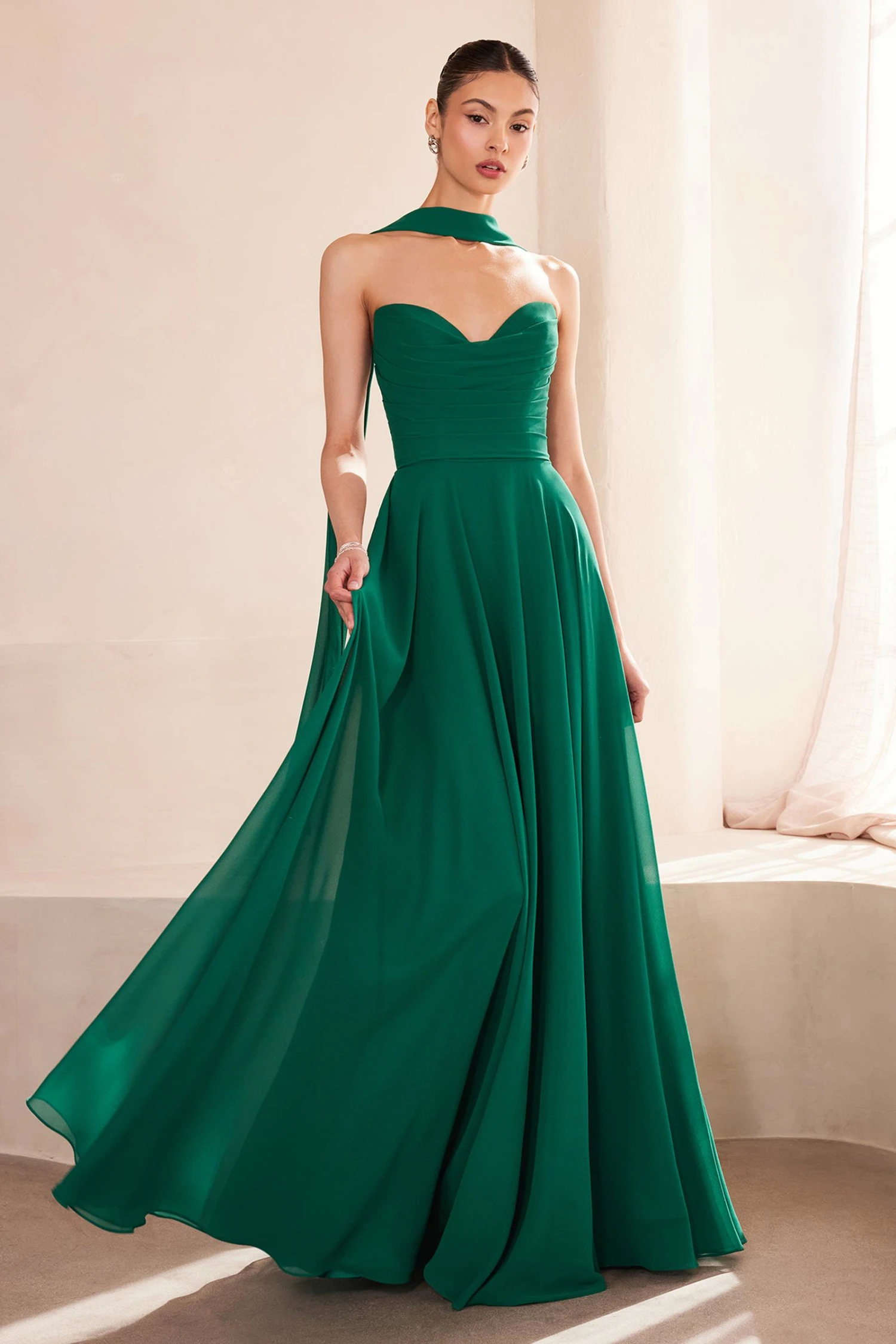 Ladivine Amoris T703 Dress Strapless A-Line Bridesmaid Gown(Ladivine Amoris T703 Dress Strapless A Line Bridesmaid Gown) 5 Ladivine Amoris T703 Dress Strapless A-Line Bridesmaid Gown(Ladivine Amoris T703 Dress Strapless A Line Bridesmaid Gown) - Image 5