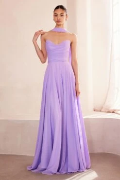 Ladivine Amoris T703 Dress Strapless A-Line Bridesmaid Gown(Ladivine Amoris T703 Dress Strapless A Line Bridesmaid Gown) 31 Ladivine Amoris T703 Dress Strapless A-Line Bridesmaid Gown(Ladivine Amoris T703 Dress Strapless A Line Bridesmaid Gown) -Discount Dress Shops T703 LAVENDER FRONT 522d5456 479c 46ab 8894 a5aebfebabd3