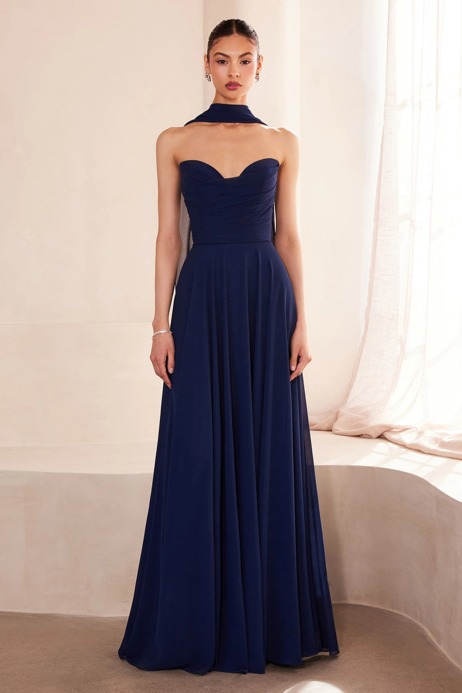 Ladivine Amoris T703 Dress Strapless A-Line Bridesmaid Gown(Ladivine Amoris T703 Dress Strapless A Line Bridesmaid Gown) 9 Ladivine Amoris T703 Dress Strapless A-Line Bridesmaid Gown(Ladivine Amoris T703 Dress Strapless A Line Bridesmaid Gown) - Image 9
